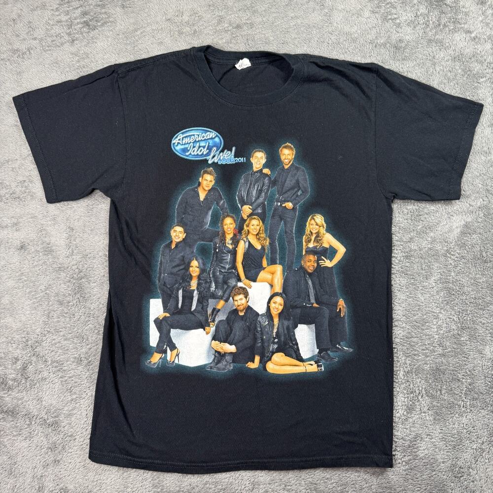 2011 American Idol Live Tour Concert Shirt M Scotty MCreery 10th Anniversary